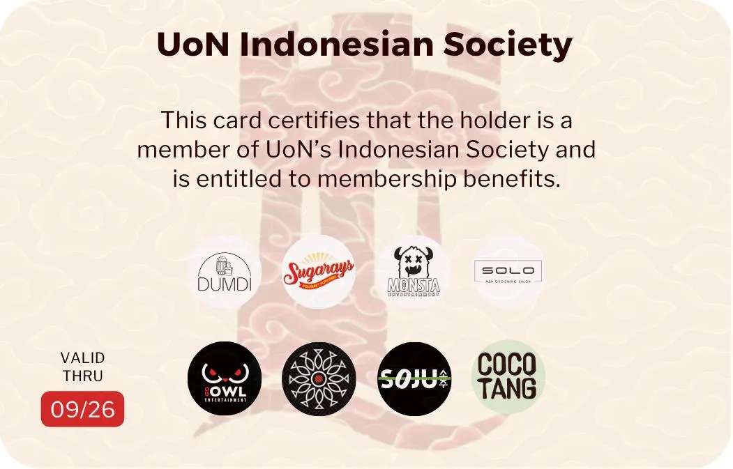 Membership Card Back